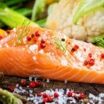 Lemon and Thyme Salmon with Blood Orange Salsa