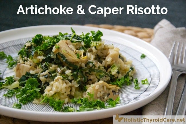 Artichoke Caper Risotto